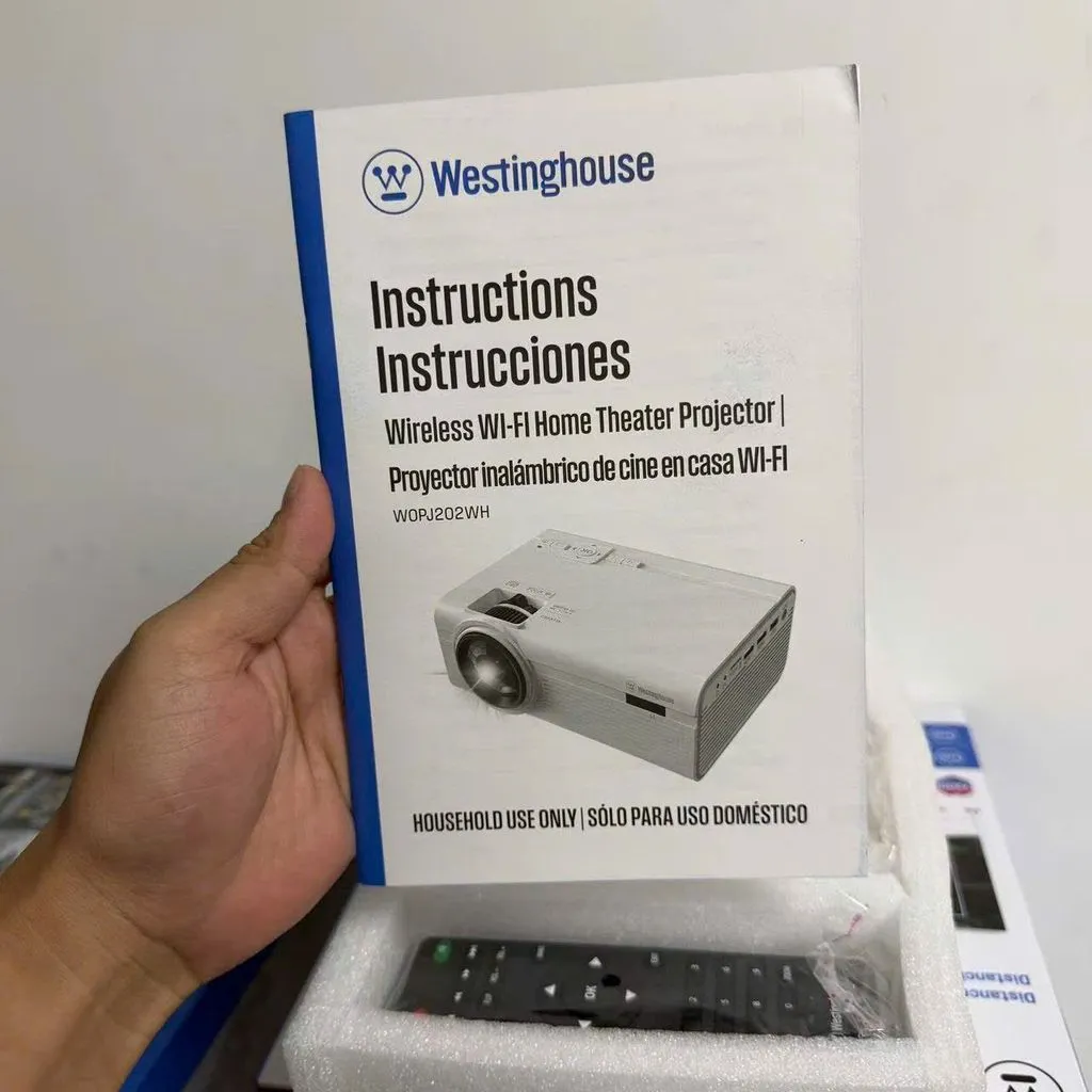 Máy chiếu Westinghouse Wi-Fi Home Theater - Chiếu trực tiếp từ ĐT, loa kép, giải trí đa phương tiện - Ảnh 11