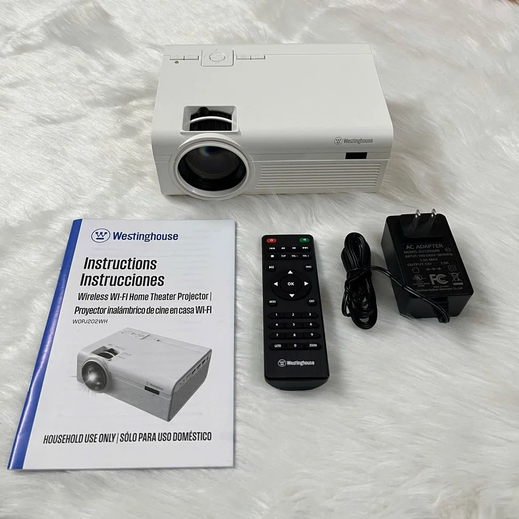 Máy chiếu Westinghouse Wi-Fi Home Theater - Chiếu trực tiếp từ ĐT, loa kép, giải trí đa phương tiện - Ảnh 3