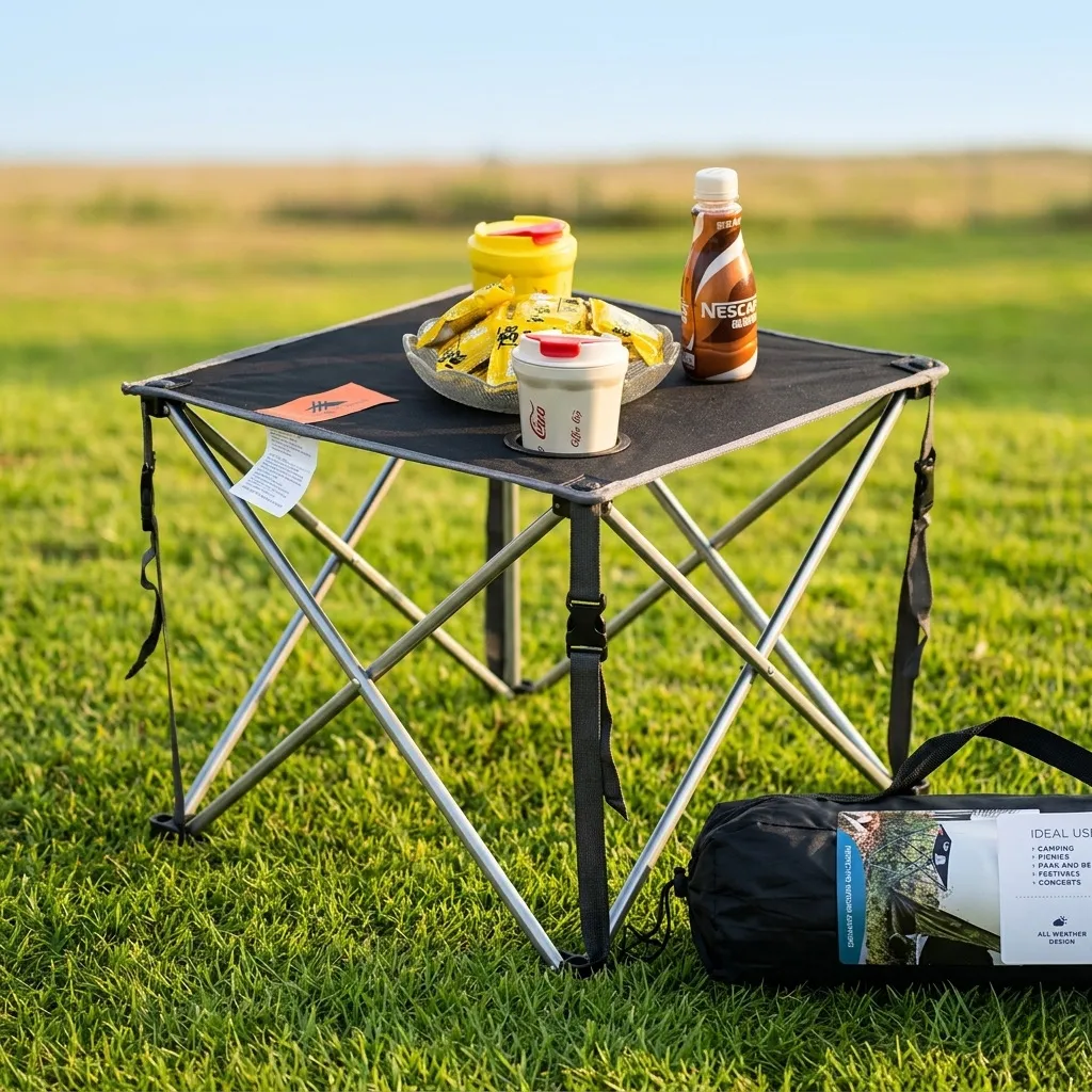 Bàn gấp ngoài trời hãng dành cho camping cắm trại, dã ngoại, câu cá