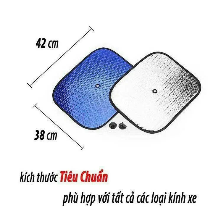 Combo 2 tấm che nắng hít kính