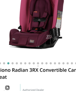 Ghế an toàn trẻ em trên Ô TÔ DIONO RADIAN 3RX ( Mỹ ) Full Steel Frame Gập gọn, màu hồng - hộp xấu - Ảnh 4