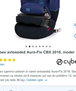 Alternative view of Ghế trẻ em trên ô tô hãng Cybex ( Đức ), cho trẻ từ 9 tháng-12 tuổi, khoá iSOFIX, CBX hộp xấu