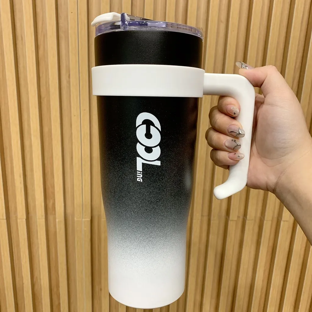 Ly / Cốc giữ nhiệt 1200ml Kuranger x Verkuna Bear - Ảnh 5