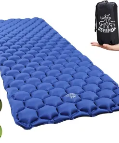 Đệm hơi cắm trại hãng DEERFAMY (hàng Amazon Mỹ ), bơm / thổi hơi - Ảnh 3