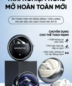 Tai nghe bluetooth Monster Maxstar MQO33 - Ảnh 4