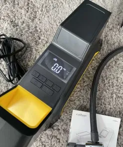 Máy bơm lốp xe hơi Hãng CARSUN , bơm điện oto 100W, có đèn pin ( Hàng Amazon Mỹ ) - Ảnh 7