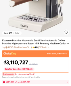 Máy pha cà phê Espresso hãng ZZUOM cafe - Ảnh 4