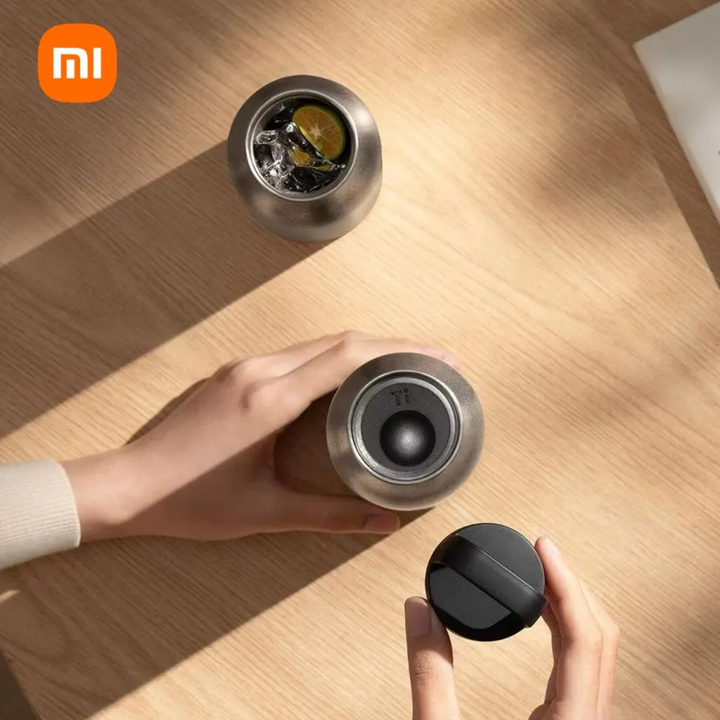 {Order 30/5} Bình Giữ Nhiệt Xiaomi Mijia Pure Titanium CUP G, vật liệu Titan siêu bền & an toàn - Ảnh 4