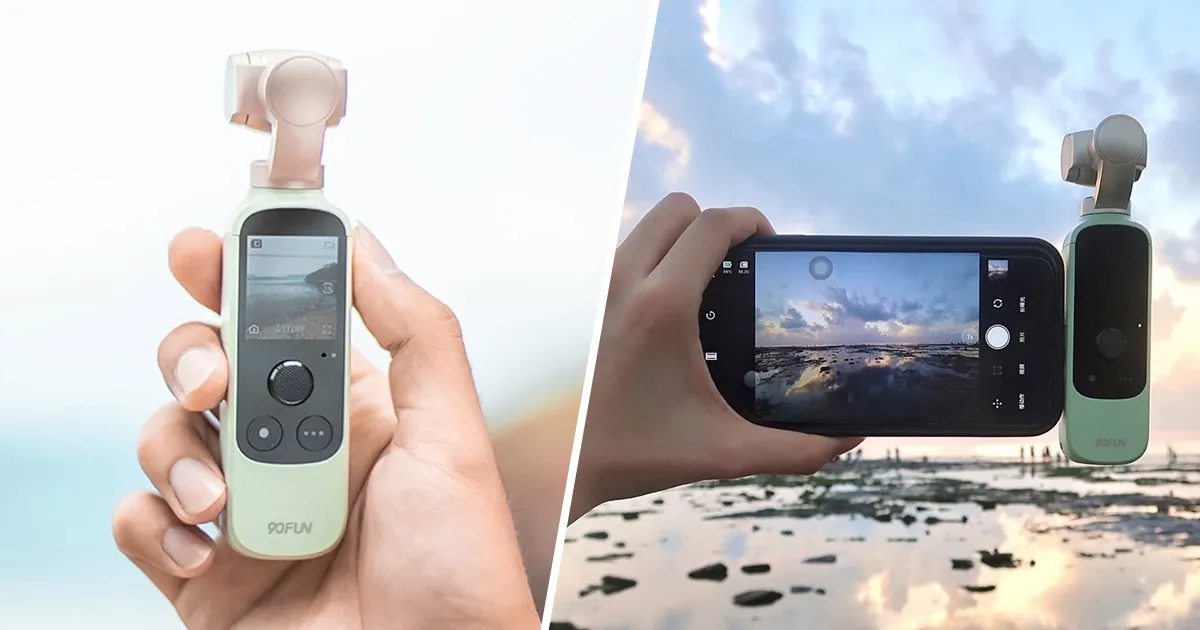 {Order giao 15/6} Camera Gimbal XIAOMI 90FUN Capture 1, quay phim 4K, gimbal chống rung 3 trục - Ảnh 4