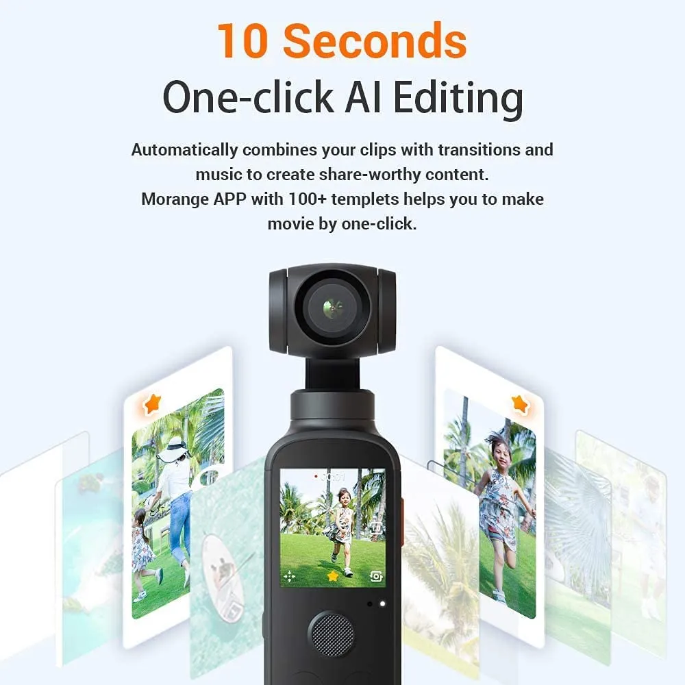 {Order giao 15/6} Camera Gimbal XIAOMI 90FUN Capture 1, quay phim 4K, gimbal chống rung 3 trục - Ảnh 9