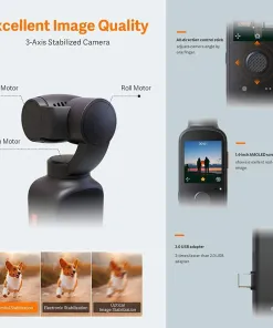 {Order giao 15/6} Camera Gimbal XIAOMI 90FUN Capture 1, quay phim 4K, gimbal chống rung 3 trục - Ảnh 10