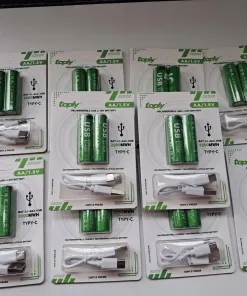 {Order giao 20/6} Vỉ 2 viên Pin sạc AA / AAA hãng TOPLY dung lượng cao, có cổng sạc Type-C trực tiếp - Ảnh 8