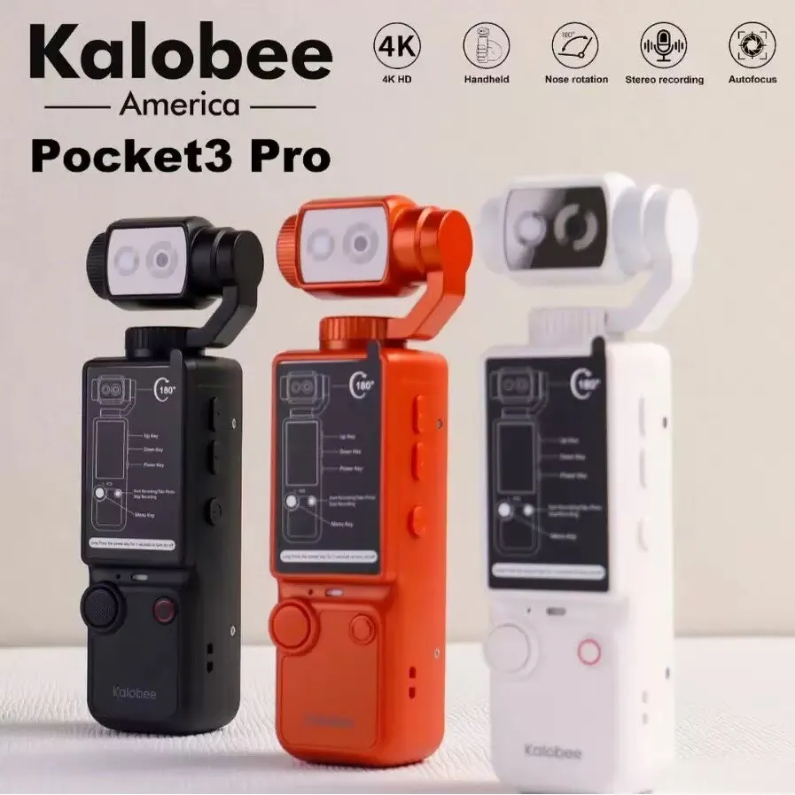 {Order giao 25/6} Camera cầm tay 4K Kalobee Pocket3 Pro ( tặng kèm thẻ nhớ 32Gb)