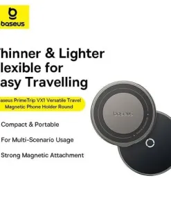{Order giao 30/5} Giá Đỡ Điện Thoại Từ Tính Để Bàn Baseus PrimeTrip VX1 - Gập 3 Trục, Xoay 360° - Ảnh 9
