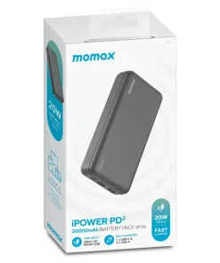 {Order giao 30/5} Pin dự phòng 20.000mAh Momax IP78 sạc nhanh 20W PD3.0