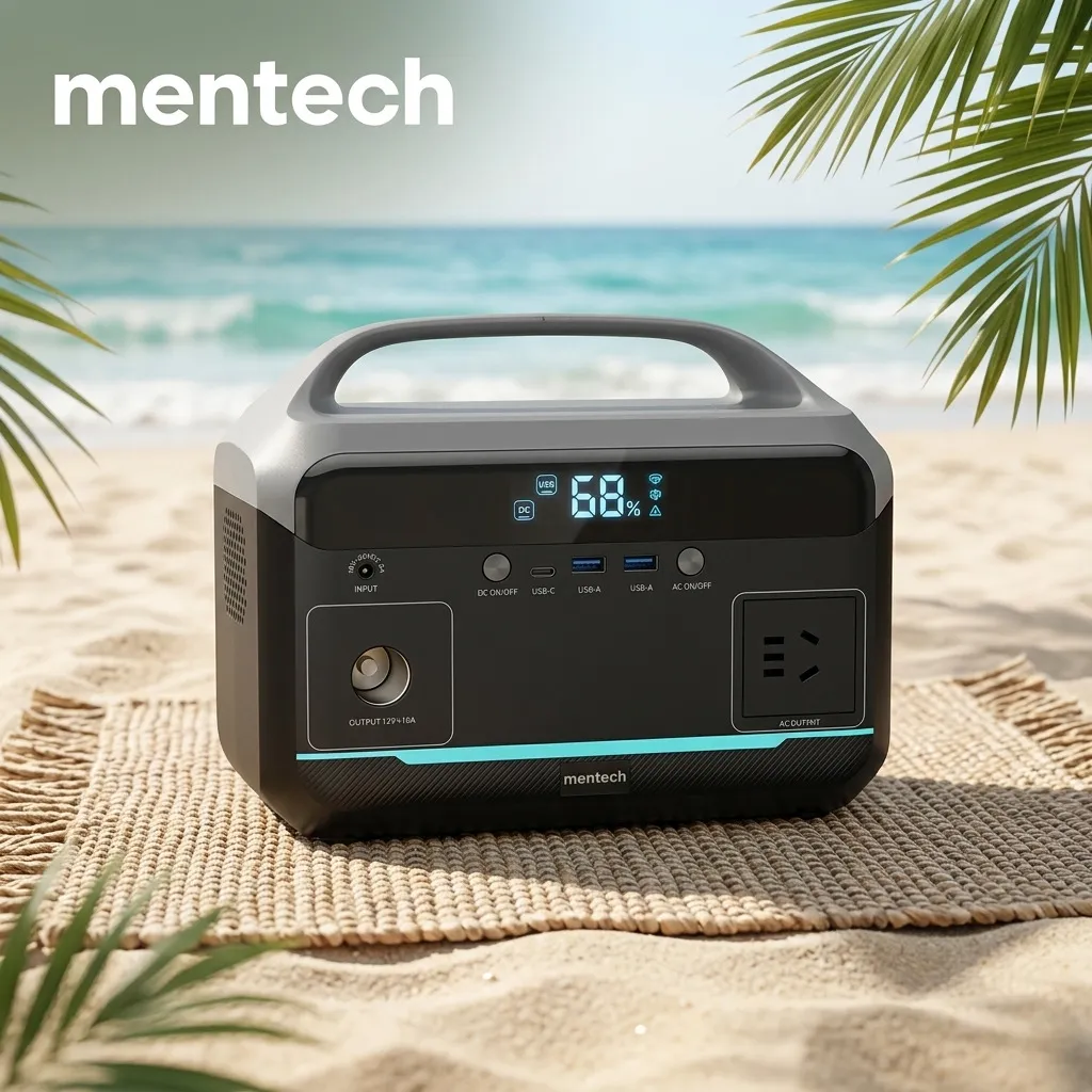 {Order giao 30/5} Trạm sạc MENTECH 300W MT300M1 dung lượng 204.8Wh, ouput AC 220v - Ảnh 7