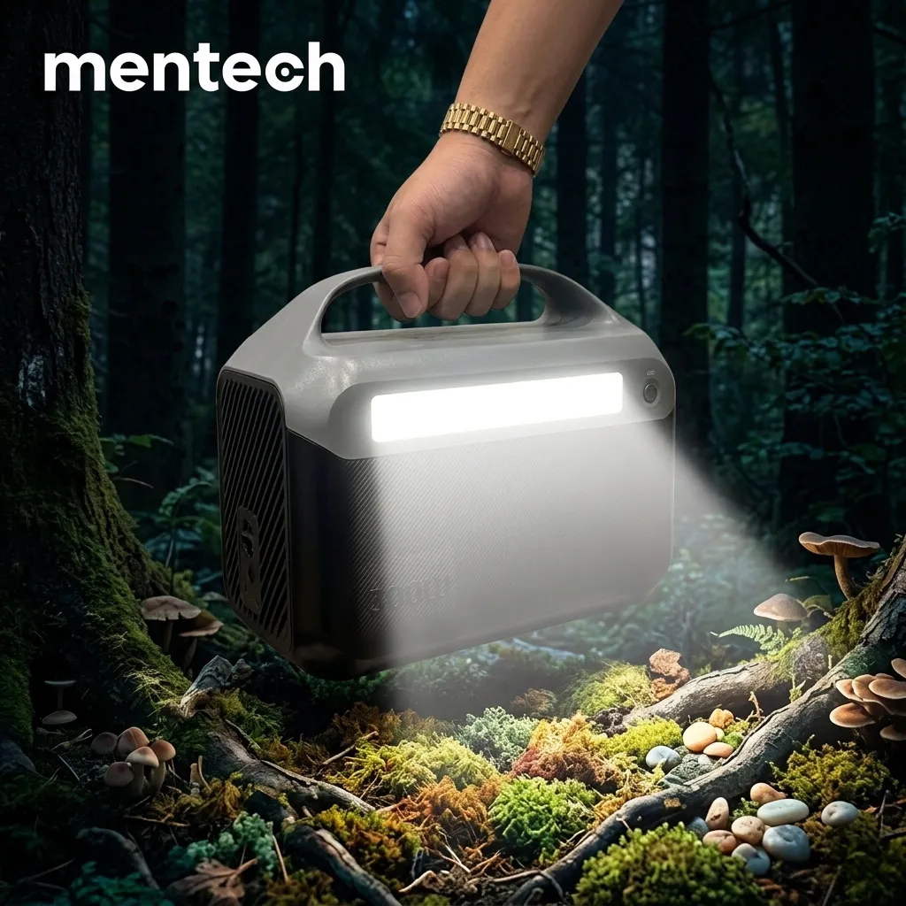 {Order giao 30/5} Trạm sạc MENTECH 300W MT300M1 dung lượng 204.8Wh, ouput AC 220v - Ảnh 4