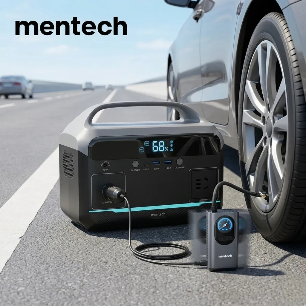 {Order giao 30/5} Trạm sạc MENTECH 300W MT300M1 dung lượng 204.8Wh, ouput AC 220v - Ảnh 3