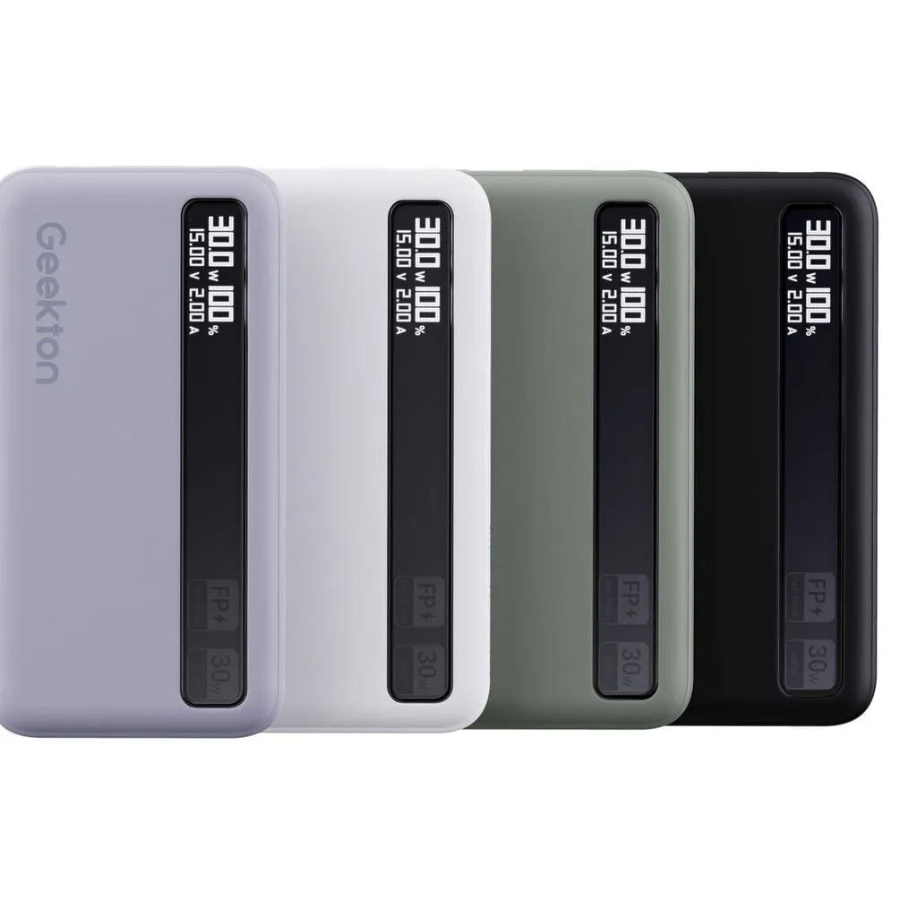 Pin dự phòng 10.000 Geekton C1110mAh sạc nhanh 30W - có màn hình đo dòng sạc - Ảnh 7