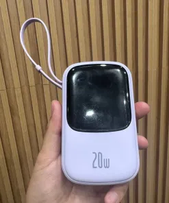 Pin dự phòng 20.000mAh Baseus Qpow Pro sạc nhanh 20W - liền cáp Lightning iPhone - Ảnh 6