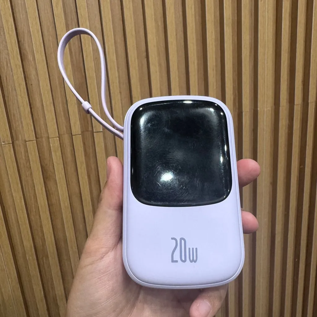 Pin dự phòng 20.000mAh Baseus Qpow Pro sạc nhanh 20W - liền cáp Lightning iPhone - Ảnh 6
