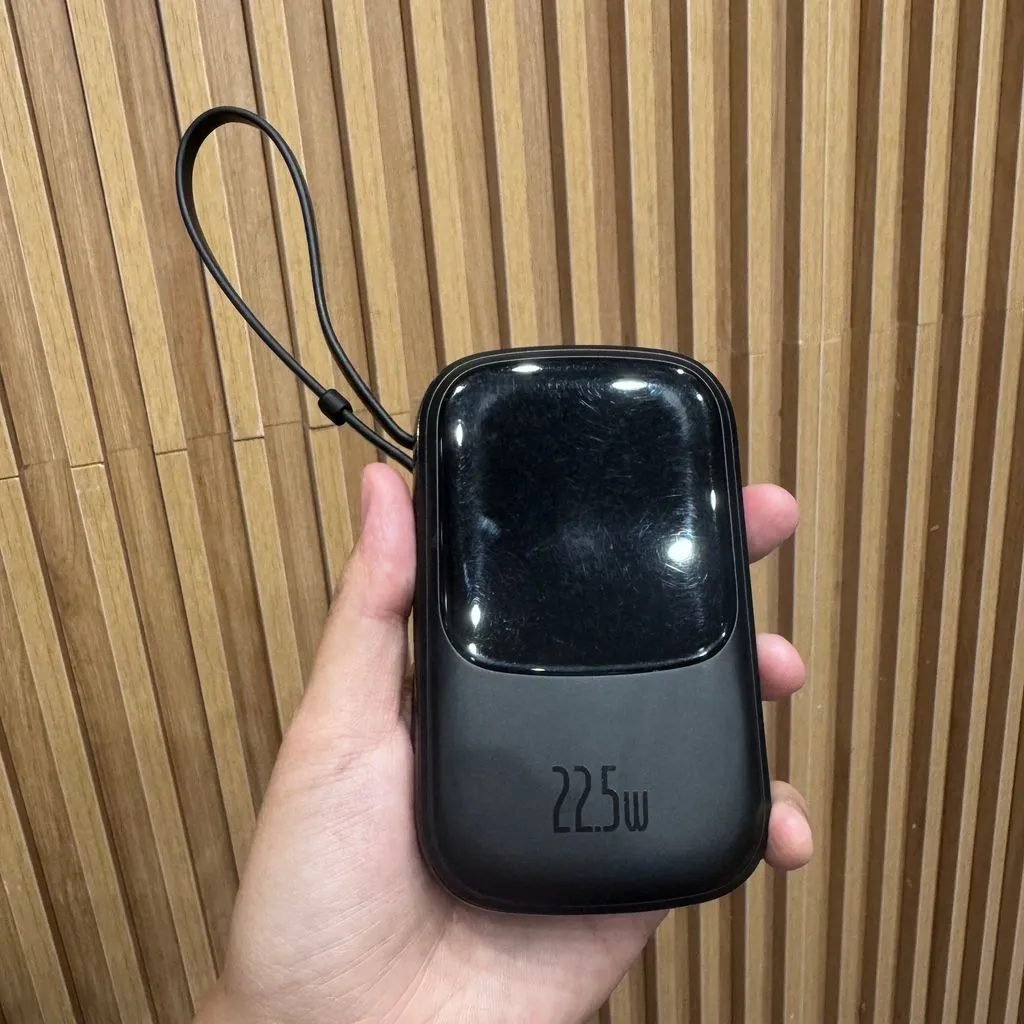 Pin dự phòng 20.000mAh Baseus Qpow Pro sạc nhanh 20W - liền cáp Lightning iPhone - Ảnh 5