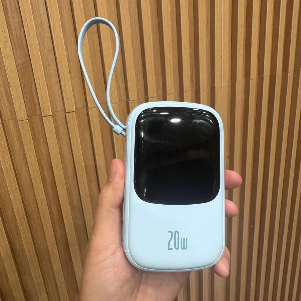 Pin dự phòng 20.000mAh Baseus Qpow Pro sạc nhanh 20W - liền cáp Lightning iPhone - Ảnh 4