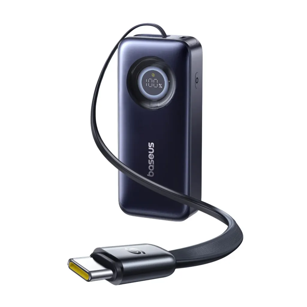 Pin dự phòng Baseus 20000mAh sạc nhanh 65W, liền cáp rút Type-C / Lightning - Ảnh 6