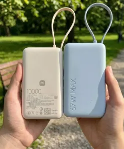 Alternative view of Pin dự phòng Xiaomi 10.000mAh sạc nhanh 67W - PB1067 (liền cáp Type-C) ko hộp, có CCC đi đc máy bay