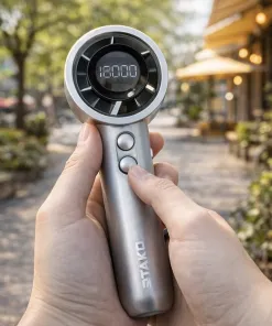 Quạt tích điện cầm tay RTAKO X5 High-Speed Cooling Fan 15000RPM - Ảnh 3