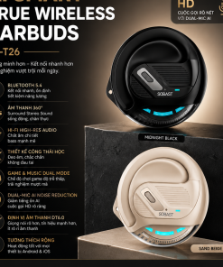 Alternative view of Tai nghe dịch thuật Al thông minh SOBAST ST-T26 - Bluetooth 5.4, Âm Hi-Fi, Chống Ồn HD, Màu Cực Đẹp