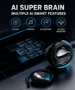 Tai nghe dịch thuật Al thông minh SOBAST ST-T26 - Bluetooth 5.4, Âm Hi-Fi, Chống Ồn HD, Màu Cực Đẹp