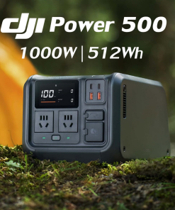 Trạm điện di động 220V DJI Power 500, Công suất 1000W, Pin LFP (LiFePO4) 512Wh, Sạc nhanh 70 phút