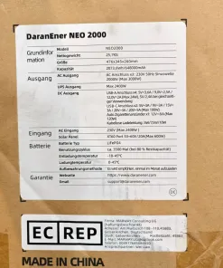 Trạm sạc DaranEner NEO 2000 - 2073.6Wh (Đức) 648.000mAh - Ảnh 11