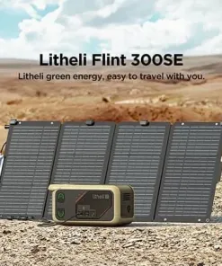 Trạm sạc di động Litheli Flint 300 - B300SE , công suất 300W , sạc điện 220V, kèm 2 pin rời - Ảnh 3