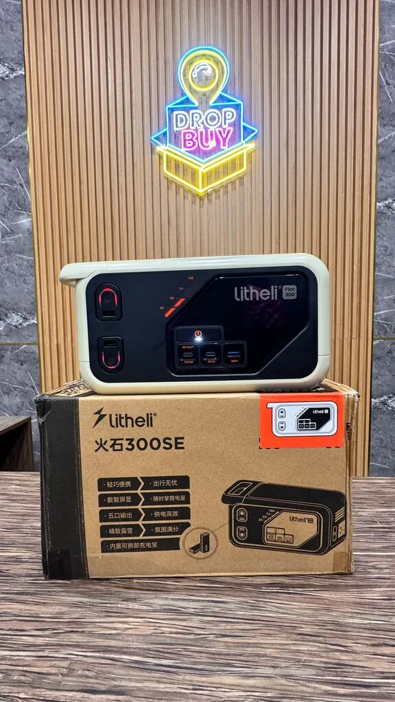 Trạm sạc di động Litheli Flint 300 - B300SE , công suất 300W , sạc điện 220V, kèm 2 pin rời - Ảnh 2