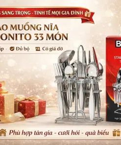 Alternative view of Bộ Dao Muỗng Nĩa Bonito 33 Món – Tiện lợi, sang trọng, đóng hộp làm quà