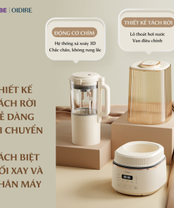 (GIÁ ĐỘC QUYỀN) Máy làm sữa hạt Oidire ODI04A - Ảnh 8