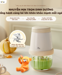 (Hàng xả - Đã sử dụng) Máy xay ăn dặm cho bé nhiều phân loại dung tích 0.3L, 0.6L - Ảnh 5