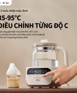 [HÀNG XẢ ĐÃ SD] Máy đun nước và hâm sữa 1.3L Bear WW-5H12N - Pha sữa, rã đông sữa mẹ - Giữ ấm