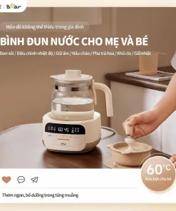 [HÀNG XẢ ĐÃ SD] Máy đun nước và hâm sữa 1.3L Bear WW-5H12N - Pha sữa, rã đông sữa mẹ - Giữ ấm - Ảnh 6