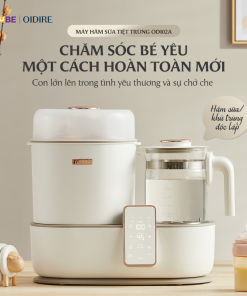 Máy Hâm Sữa OIDIRE Máy Tiệt Trùng Bình Sữa, Khử Clo, Đun Sôi Pha Sữa, Máy Nấu Cháo Chậm ODI02A - Ảnh 10