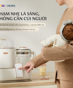 Máy Hâm Sữa OIDIRE Máy Tiệt Trùng Bình Sữa, Khử Clo, Đun Sôi Pha Sữa, Máy Nấu Cháo Chậm ODI02A - Ảnh 3