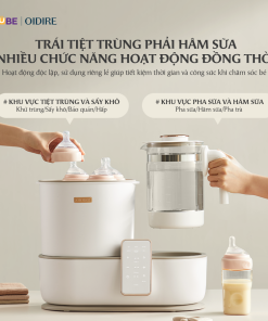 Alternative view of Máy Hâm Sữa OIDIRE Máy Tiệt Trùng Bình Sữa, Khử Clo, Đun Sôi Pha Sữa, Máy Nấu Cháo Chậm ODI02A