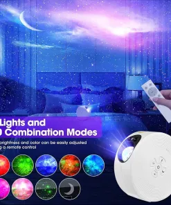 Alternative view of Đèn chiếu sao Galaxy YOTUTUN: 30+ chế độ, nháy theo nhạc, remote, hẹn giờ, decor cực chill, an toàn