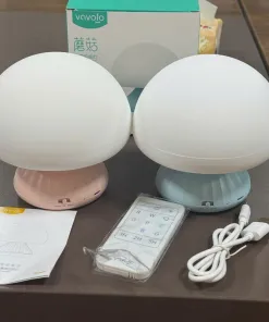 Đèn ngủ nấm VAVOFO - RGB đổi màu, cảm ứng + điều khiển, tích pin tiện lợi, đa chức năng - Ảnh 10