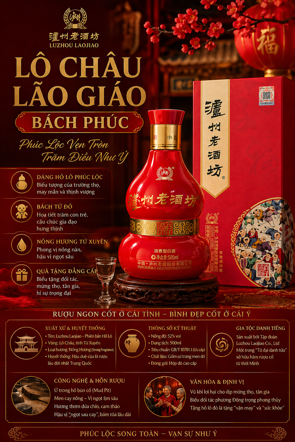 Rượu Lô Châu - Bách Phúc