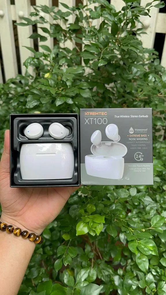 Tai nghe Bluetooth XTREMTEC XT100 - Màu Trắng - Ảnh 11