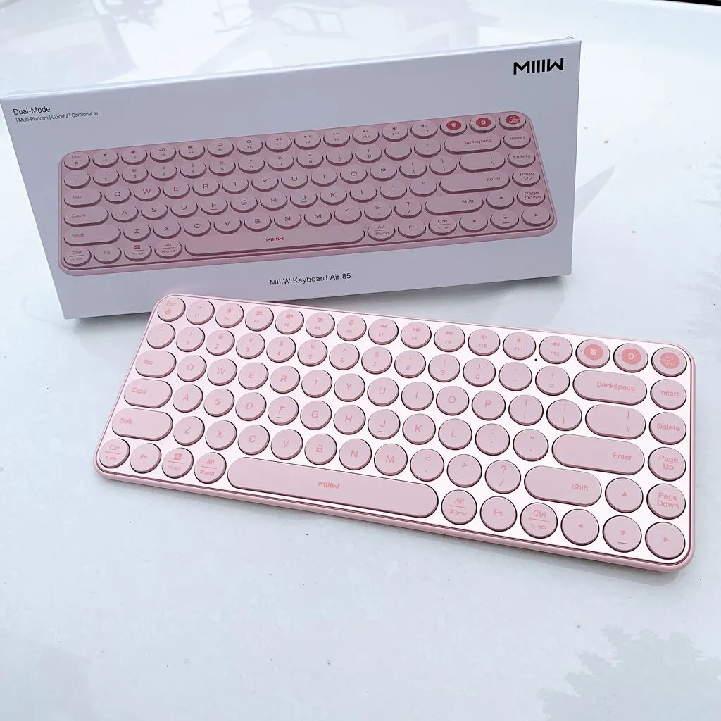 Bàn phím không dây Bluetooth hãng Xiaomi MIIIW Keyboard Air 85 MWXKT01 - Ảnh 6