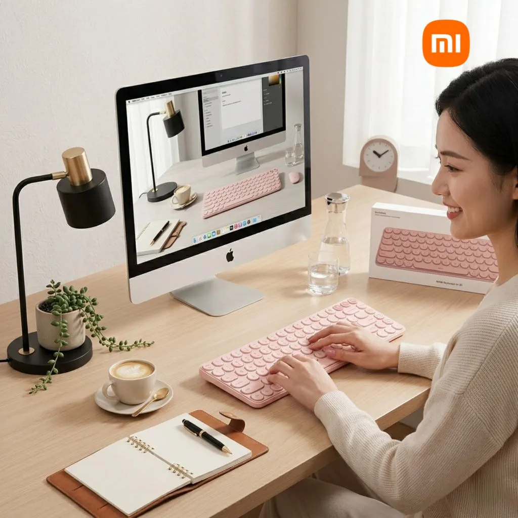 Bàn phím không dây Bluetooth hãng Xiaomi MIIIW Keyboard Air 85 MWXKT01 - Ảnh 4